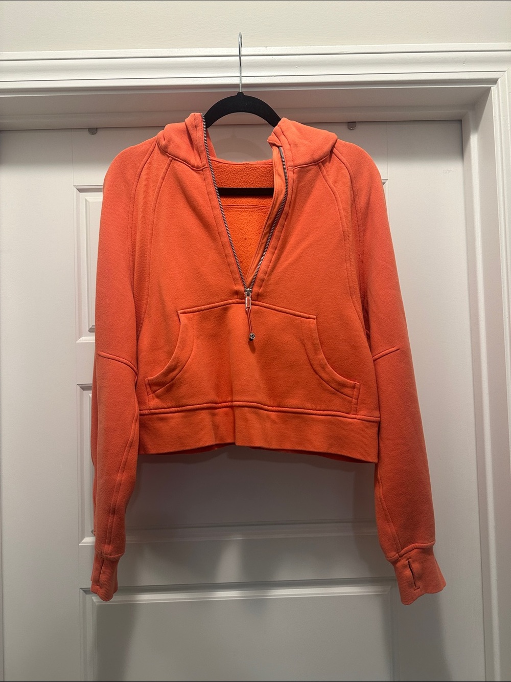 LULULEMON Orange Suba Half-Zip